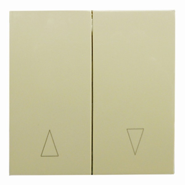 Клавиша выключателя 2-кл для жалюзи Экопласт LK60, бежевый