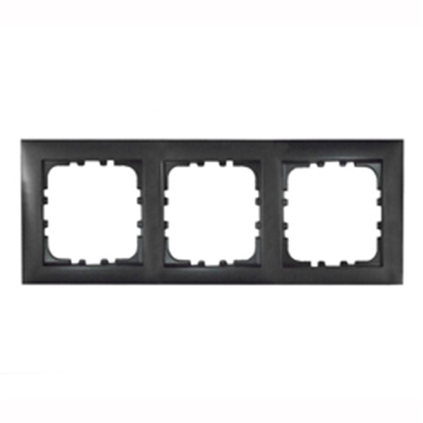 Рамка 3-постовая Экопласт LK60, черный бархат