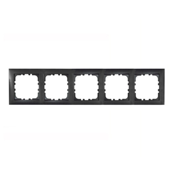Рамка 5-постовая Экопласт LK60, черный бархат