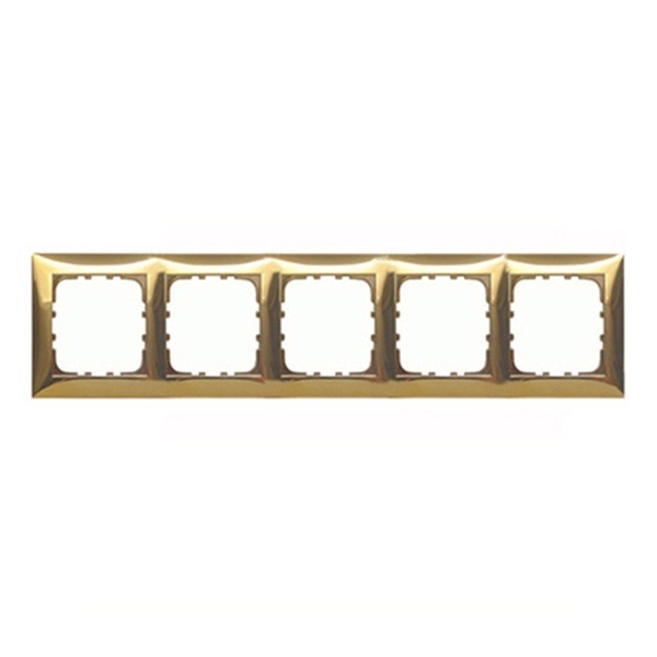 Рамка 5-постовая Экопласт LK60, золото