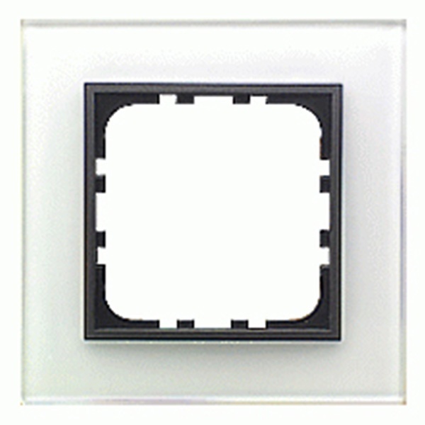 Рамка 1-постовая Экопласт LK60 из натурального светлого стекла LK60