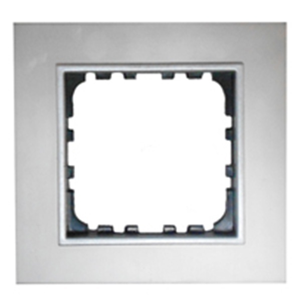 Рамка 1-постовая Экопласт LK60 из натурального анодированного алюминия LK60