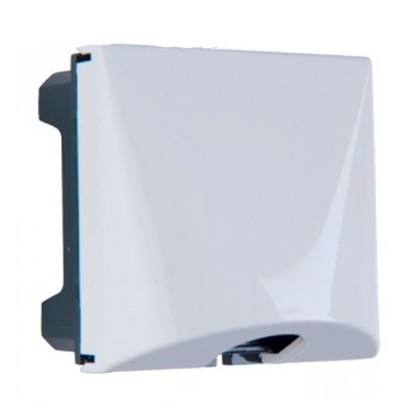 Кабельный вывод Legrand Mosaic с кабельным зажимом 16А 4 зажима 2 модуля белый