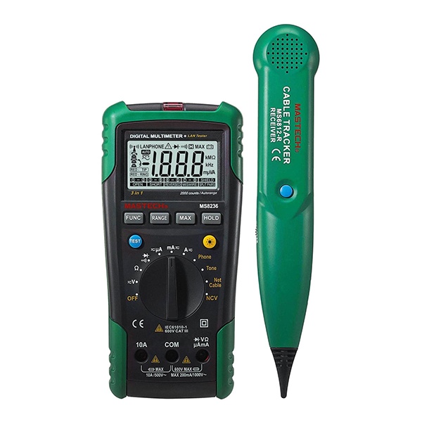 Профессиональный мультиметр-трассоискатель Mastech MS8236