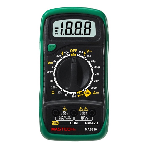 Портативный мультиметр цифровой Mastech МAS830