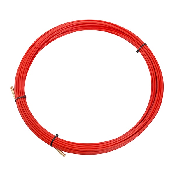 Кабельная протяжка стеклопруток Rexant d3,5мм, 20м красная, (мини УЗК в бухте)