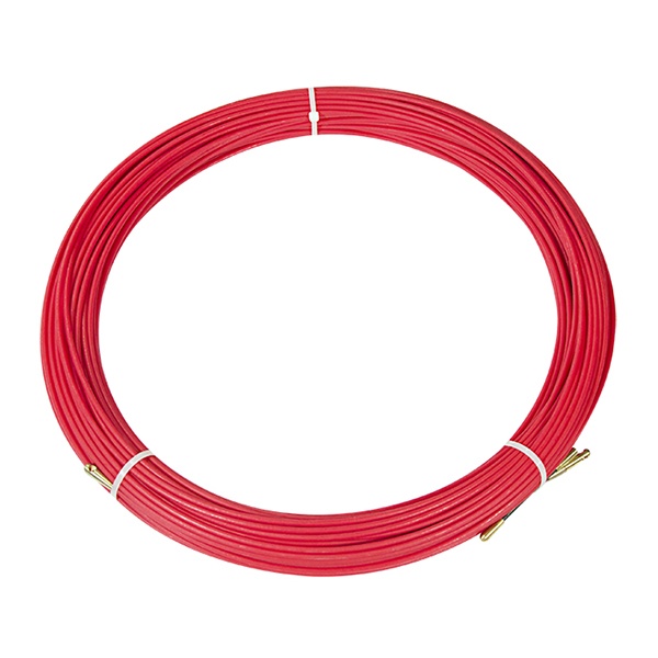 Кабельная протяжка стеклопруток Rexant d3,5мм, 100м красная, (мини УЗК в бухте)