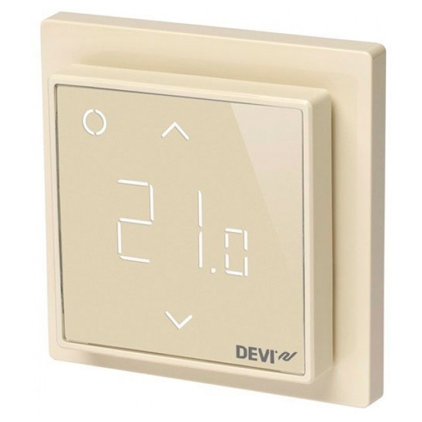 Терморегулятор DEVIreg Smart интеллектуальный с WI-FI, бежевый, 16A