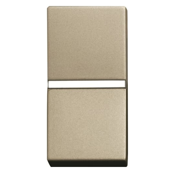 Механизм 1-клавишного 2-полюсного выключатель 1 модуль ABB Zenit, шампань (N2101.2 CV)