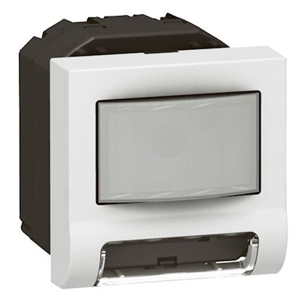 Выключатель подсветки с ИК датчиком Legrand Mosaic 2 модуля белый