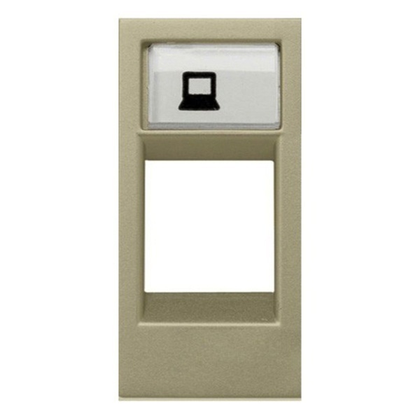 Накладка для суппортов/разъёмов типа 2017... и 2018...1м ABB Zenit, шампань (N2118.1 CV)