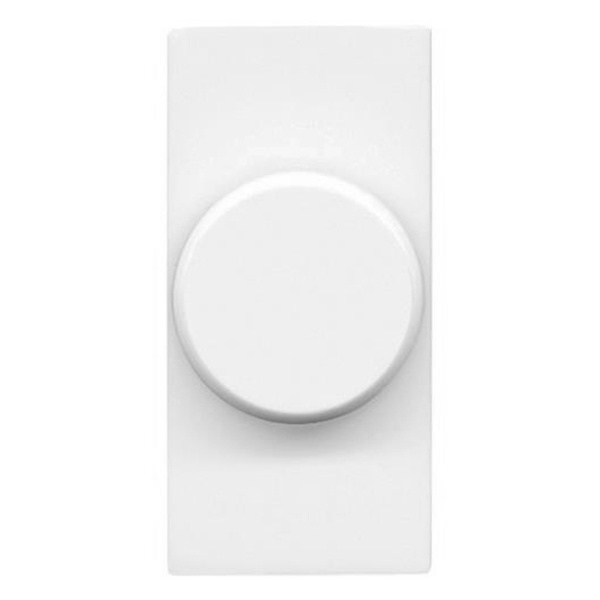 Светорегулятор электронный поворотный 500 Вт 1 модуль ABB Zenit, альпийский белый (N2160.E BL)