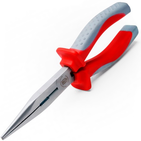 Длинногубцы КВТ прямые диэлектрические Стандарт, 200мм VDE 1000В