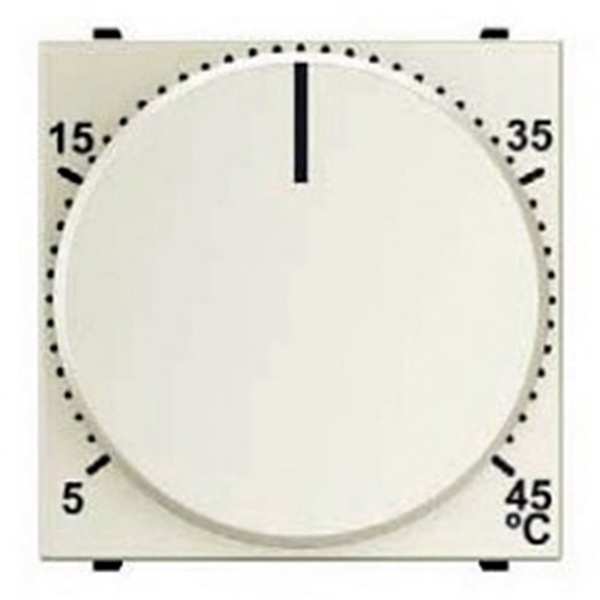 Терморегулятор для тёплых полов с выносным датчиком 10А ABB Zenit, альпийский белый (N2240.3 BL)