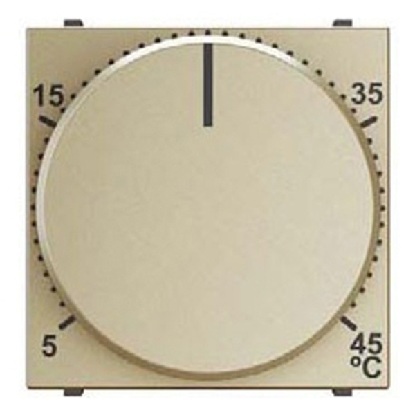 Терморегулятор для тёплых полов с выносным датчиком 10А/250В ABB Zenit, шампань (N2240.3 CV)