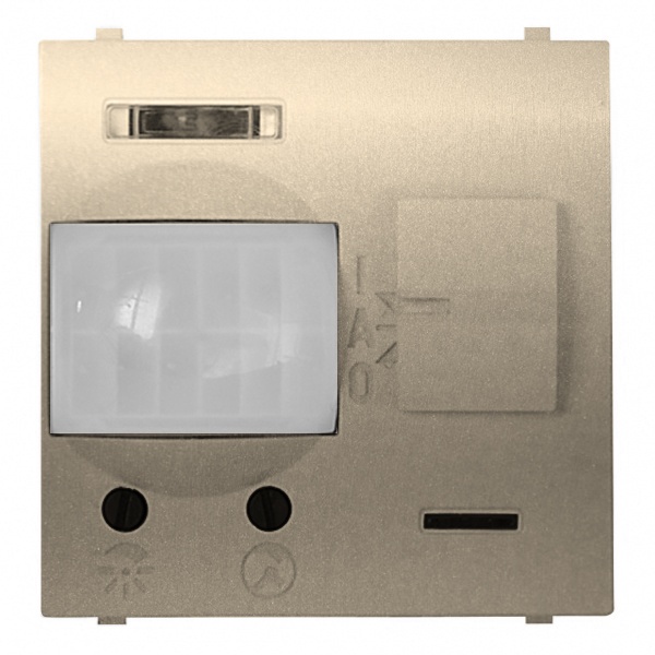 Датчик движения ABB инфракрасный пассивный 2 модуля Zenit, шампань (N2241 CV)