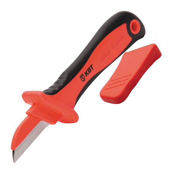 Нож диэлектрический КВТ НМИ-05 прямое изолированное лезвие до 1000В