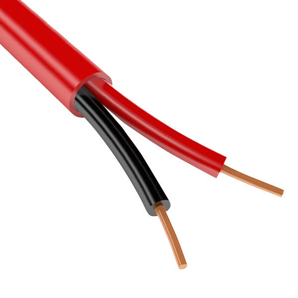 Кабель сигнальный КСВВнг(А)-LS 2х0,5 красный [бухта 500м]