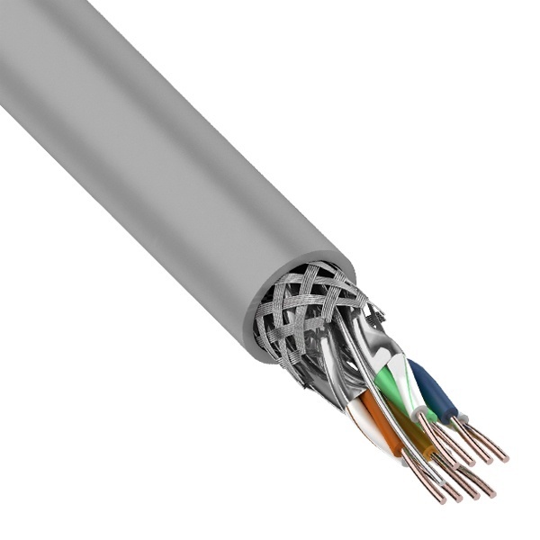 Кабель витая пара Rexant S/FTP 4PR 23AWG cat 7 CU [305м] (провод для интернета)