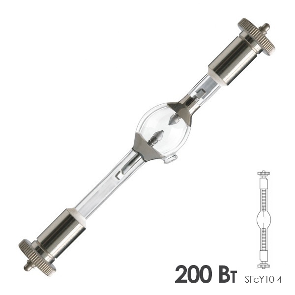 Лампа специальная ртутная короткодуговая Osram HBO 200W/4 AC 54-63V 200h SFc10-4/SFc10-4