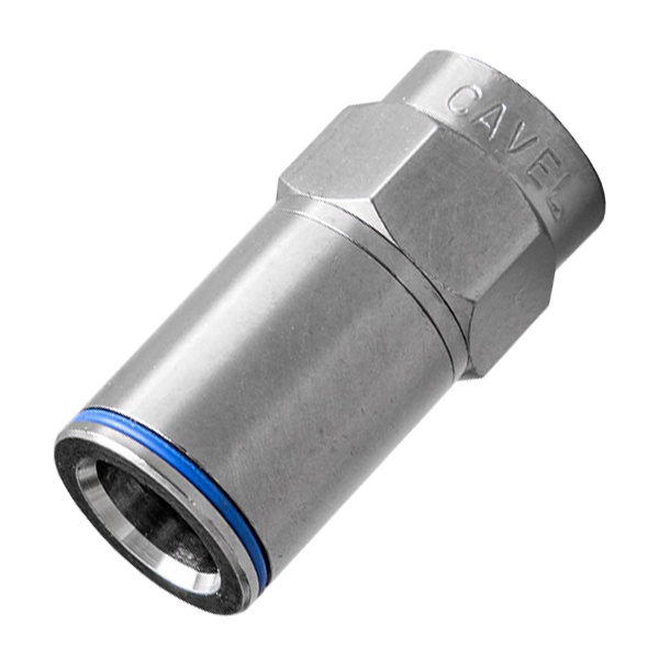 F-разъем Cavel Push-On для кабелей типа SAT 50, SAT 703, DG 113, KF 113