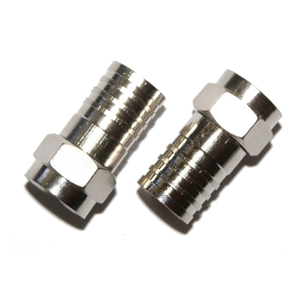 F-разъем Lans обжимной для кабелей типа SAT 50, SAT 703, DG 113, KF 113