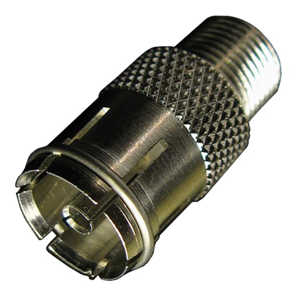 Переход Lans IEC-розетка - F-розетка (гнездо TV под F-разъем)