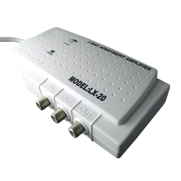 Усилитель квартирный Lans 47…862 МГц G2 х 16 дБ выходной уровень: 2 х 93 дБмкВ (2 канала)