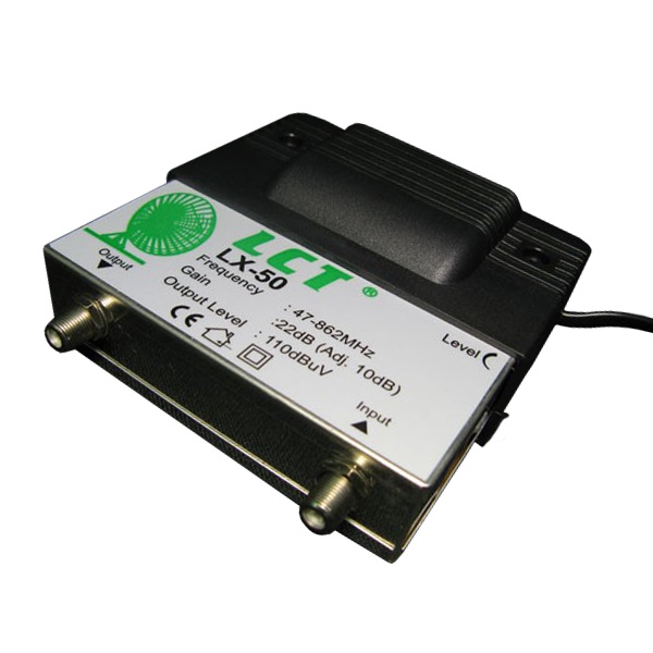 Усилитель квартира-коттедж Lans 47…862 МГц G22 дБ выходной уровень 110 дБмкВ (2 канала)