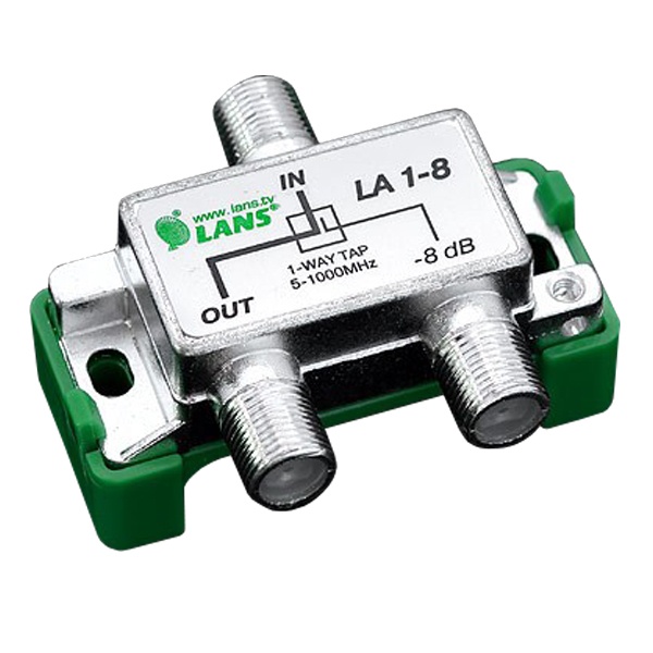 Ответвитель Lans 1 отвод 8.0 дБ