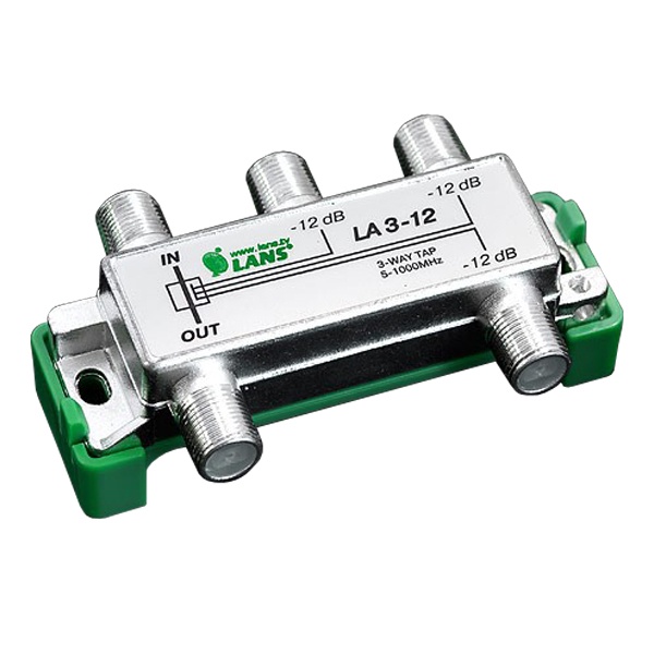 Ответвитель Lans 3 отвода 12.0 дБ