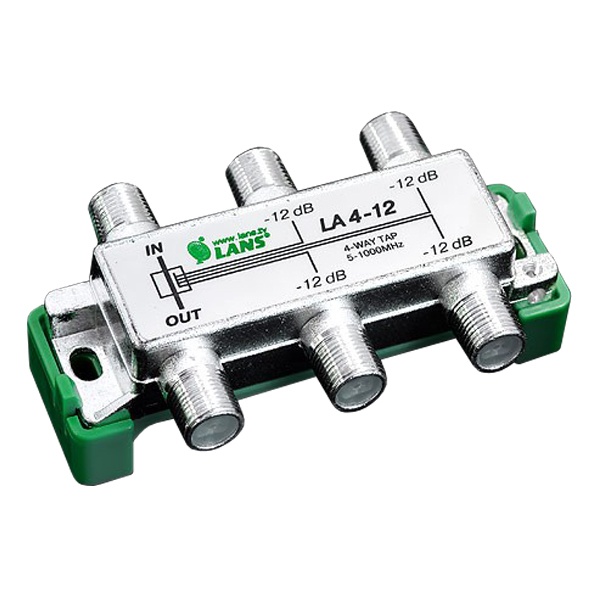 Ответвитель Lans 4 отвода 12.0 дБ
