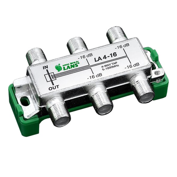 Ответвитель Lans 4 отвода 16.0 дБ