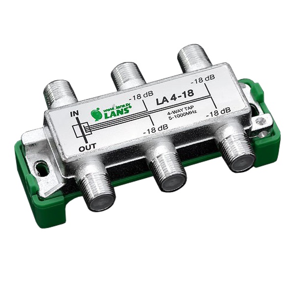 Ответвитель Lans 4 отвода 18.0 дБ