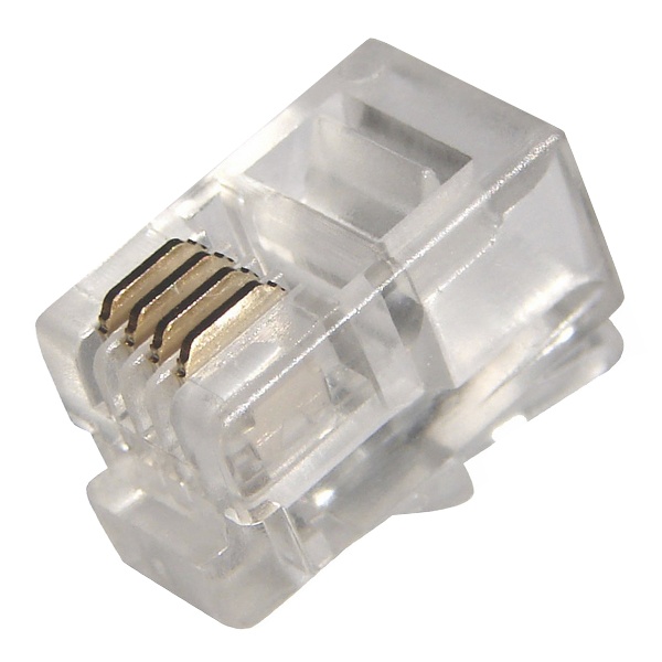 Джек телефонный Rexant 4P-4C