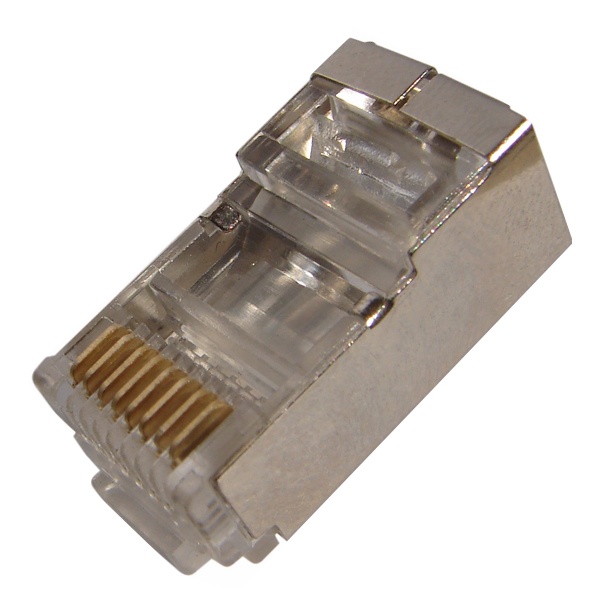 Джек компьютерный Rexant с экраном RJ-45 8P-8C cat.5e