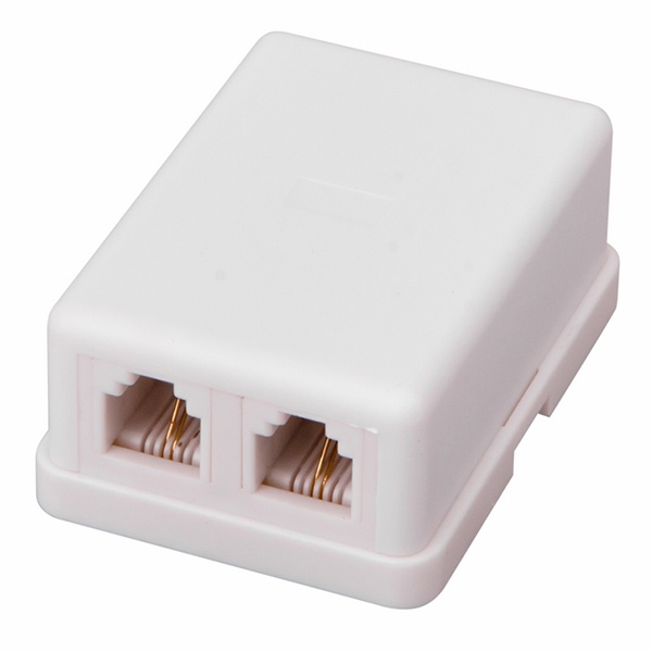 Телефонная розетка двойная ProConnect 2хRG11 6P-2C