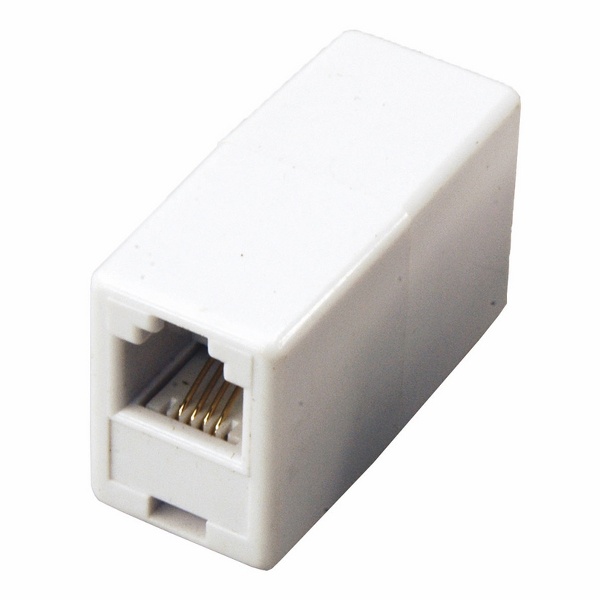 Телефонный проходник Rexant 6P-4C (гнездо-гнездо)