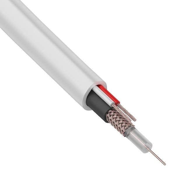 Кабель видеонаблюдения Rexant КВК-В-1,5 2х0,5 [бухта 200м]