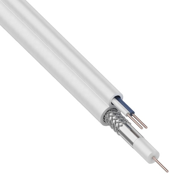 Кабель видеонаблюдения Rexant ККСВ-В 3c-2v + 2х0,5 [бухта 100м]