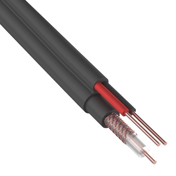 Кабель видеонаблюдения Rexant ККСВ-П 3c-2v + 2х0,5 outdoor [бухта 305м]