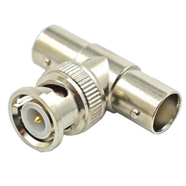 Переходник штекер PROconnect BNC - 2 гнезда