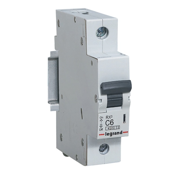 Автоматический выключатель Legrand RX3 1П 6A 4,5кА C (автомат электрический)