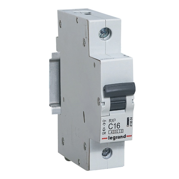 Автоматический выключатель Legrand RX3 1П 16A 4,5кА C (автомат электрический)