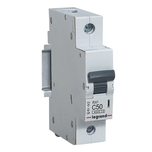 Автоматический выключатель Legrand RX3 1П 50A 4,5кА C (автомат электрический)
