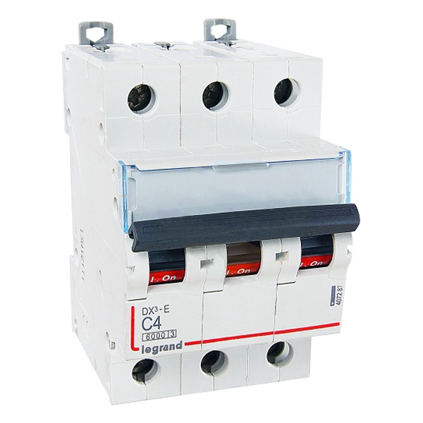 Автоматический выключатель Legrand DX3-E C4 3П 6000/6kA (автомат электрический)