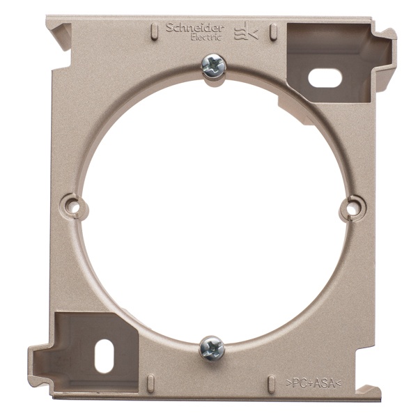 Расширение коробки наружного монтажа SE Glossa, титан