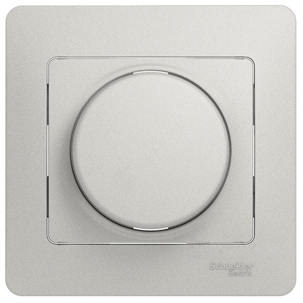 Светорегулятор SE Glossa (диммер) поворотный 300Вт в сборе, перламутр