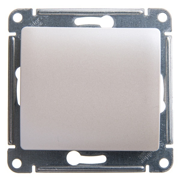 Одноклавишный переключатель SE Glossa 10A механизм, перламутр