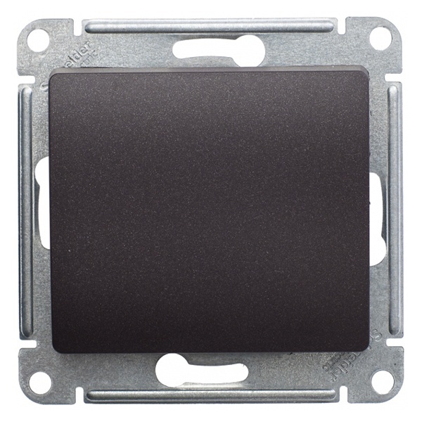 Перекрестный переключатель SE Glossa 10A механизм, шоколад